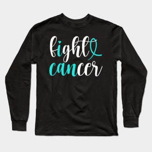 Ovarian Cancer Fight Cancer Long Sleeve T-Shirt